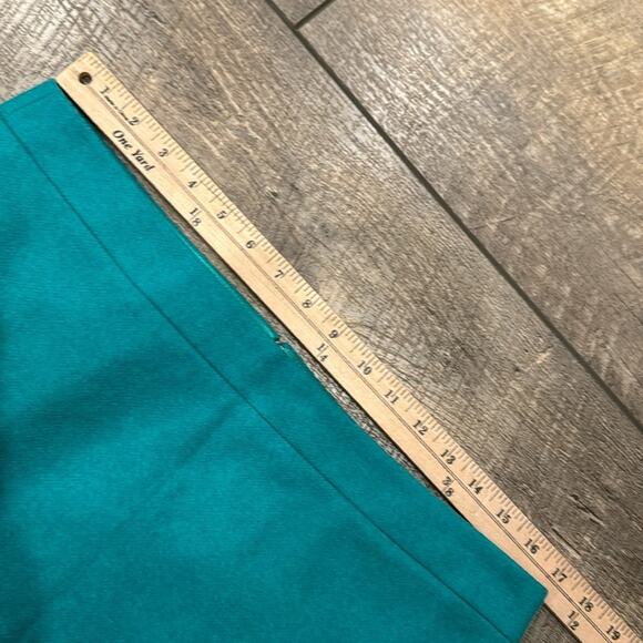 J.Crew Women's The Pencil Skirt Wool Blend Emerald Green Size 12 - Picture 6 of 8